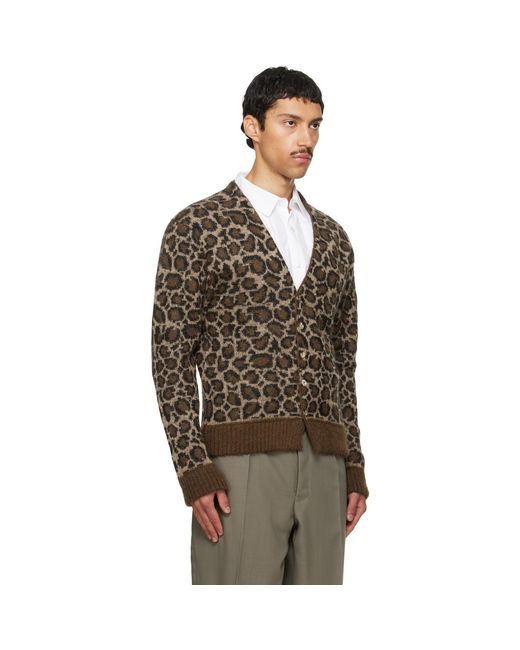 Cardigan Chevy Brun Second/Layer pour homme en coloris Brown