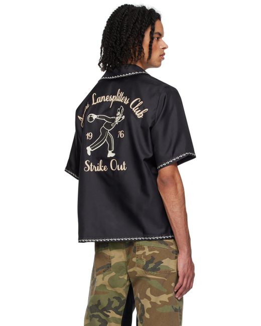 Chemise lanesplitters noire Amiri pour homme en coloris Black