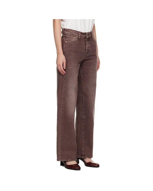 Our Legacy Brown Treble Cut Jeans