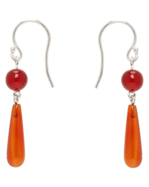 Sophie Buhai White Tiny Isadore Earrings