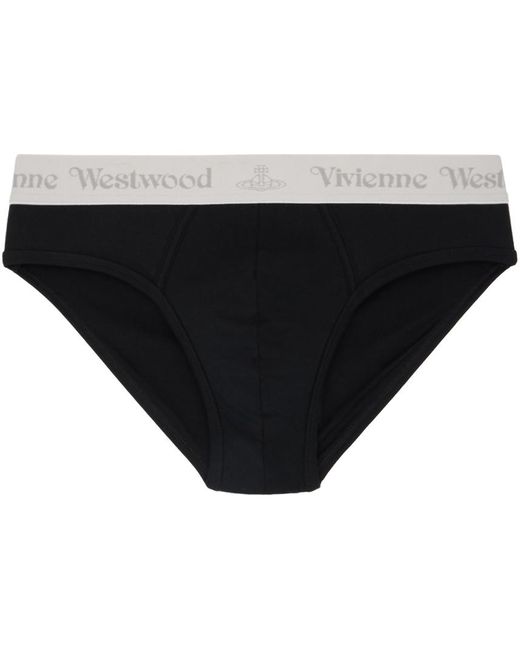 Ensemble de deux slips noirs Vivienne Westwood pour homme en coloris Black