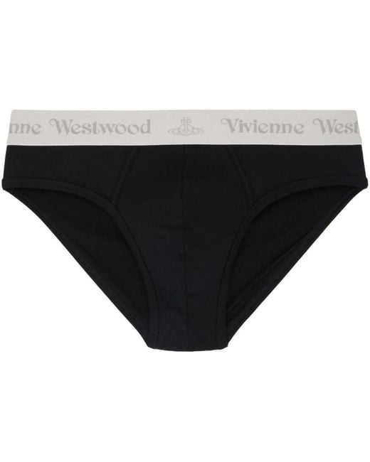 Vivienne Westwood Two-pack Black Briefs for men