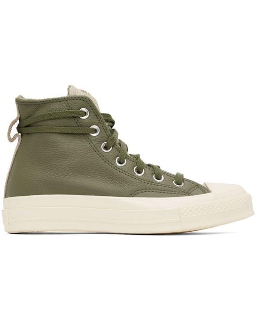 Converse Khaki Chuck 70 Counter Climate Sneakers in Black | Lyst