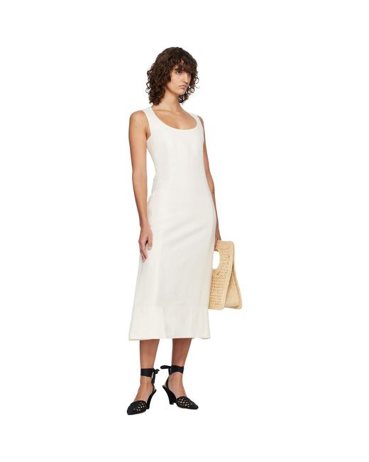 Jacquemus Black Off- 'The Tablier' Midi Dress
