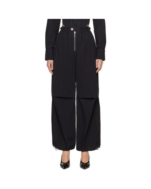 Dion Lee Black Flight Trousers