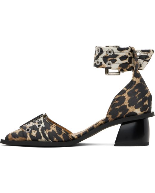 Ganni Brown High Heel Shoes
