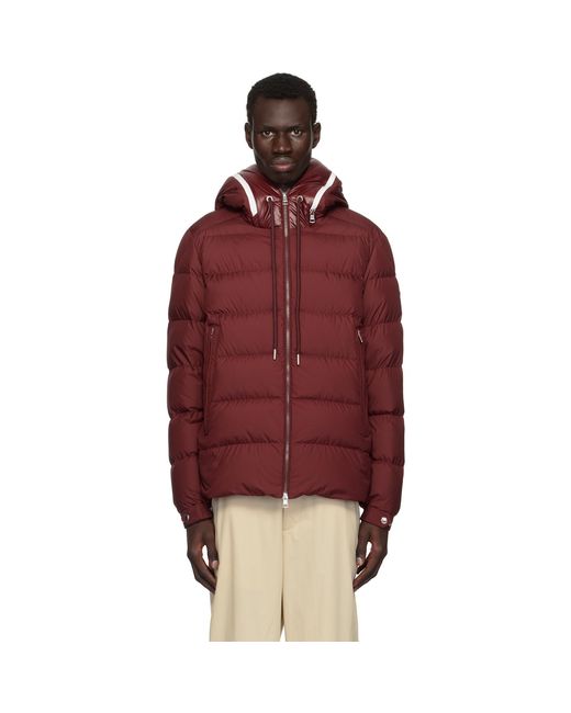 Moncler Red Cardere Short Down Jacket for men