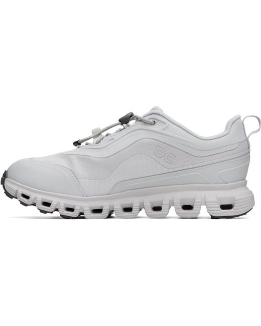 On Shoes Gray Cloud 6 Geo Waterproof Sneakers