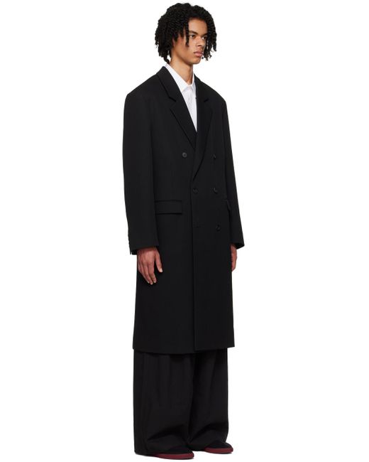 The Row Black Anders Coat for men