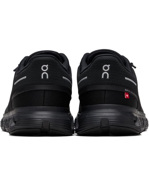 On Shoes Black Cloud 6 Sneakers for men