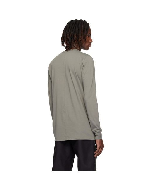 Rick Owens Black Temple Level Ls T-shirt for men