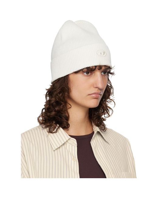 DIESEL Natural Off- K-Coder-Fully B Beanie