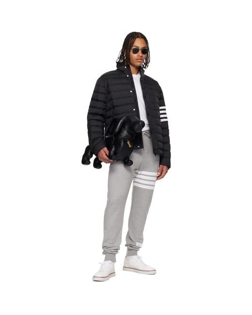 Thom Browne White Classic Loopback 4-Bar Sweatpants for men
