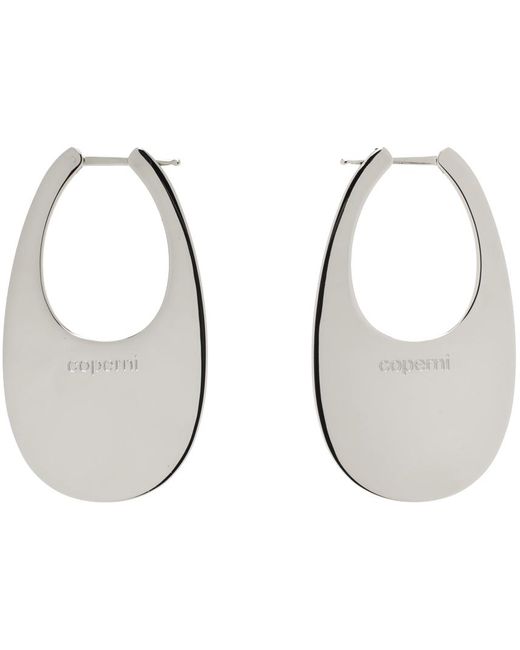 Coperni Black Large Swipe Earrings