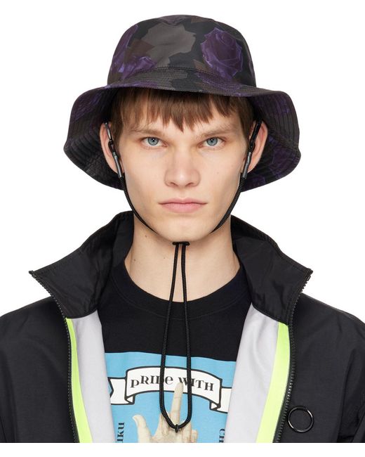 Undercover Blue Rose Bucket Hat for men