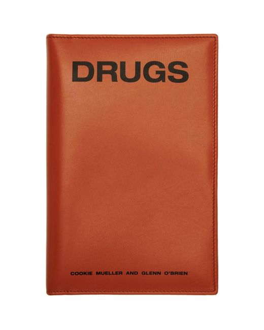Raf Simons Orange Drugs Wallet for men