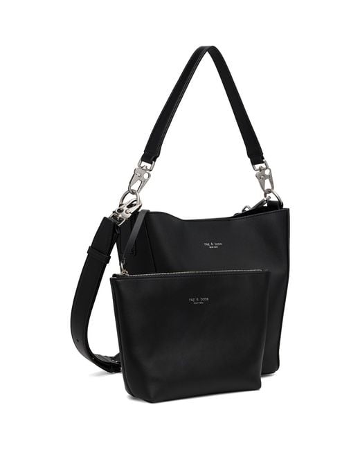 Rag & Bone Black Parker Bucket Bag