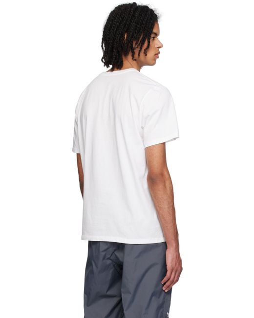 T-shirt blanc à logo The North Face pour homme en coloris White