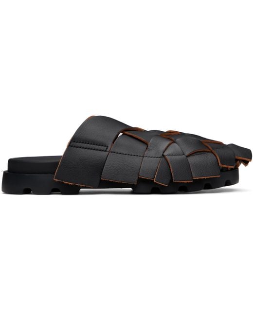 CAMPERLAB Black Brutus Sandals for men