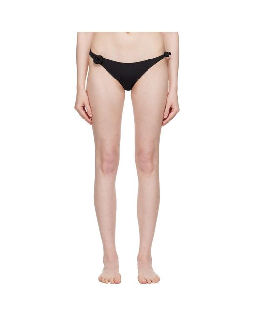 Coperni Black Flower Bikini Bottom