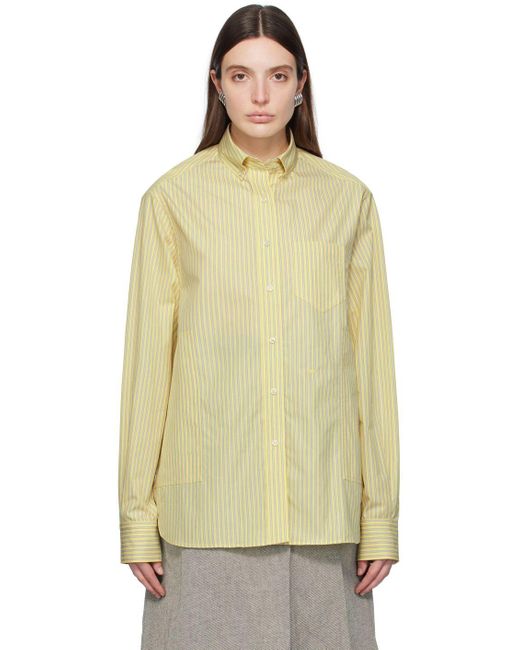 Saks Potts Yellow William Shirt Lyst