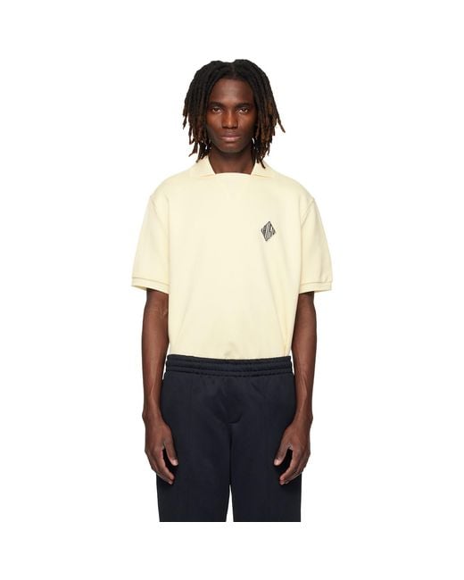 Lacoste Black Loose Fit Badge Accent Fleece Polo for men