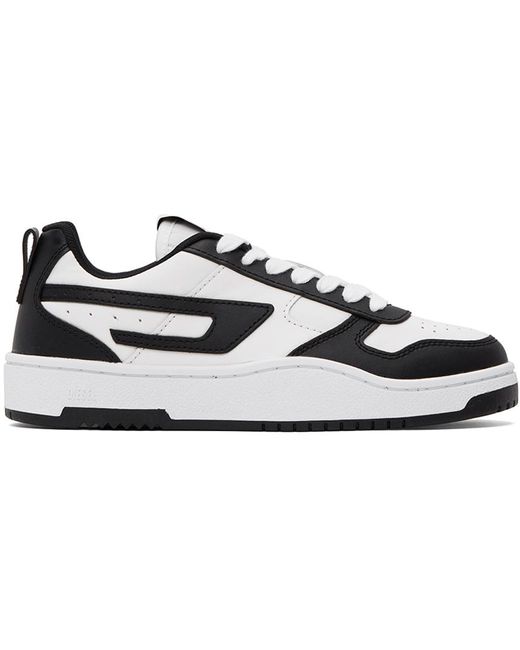 DIESEL White & Black S-ukiyo V2 Low Sneakers for men