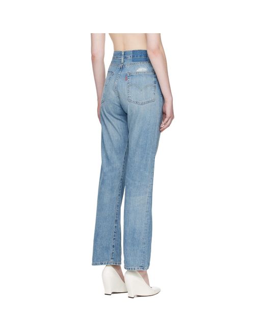 Levi's Blue 1950's 701 Jeans