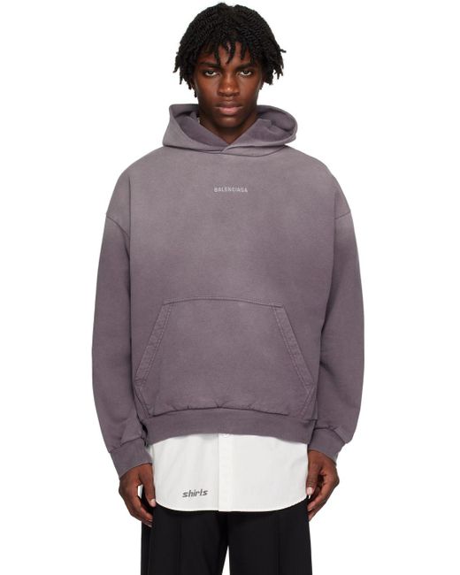 Balenciaga jacket mens purple hotsell
