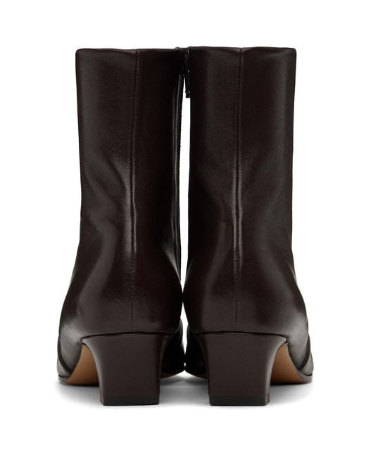 Khaite Black Nevada Stretch Low Boots