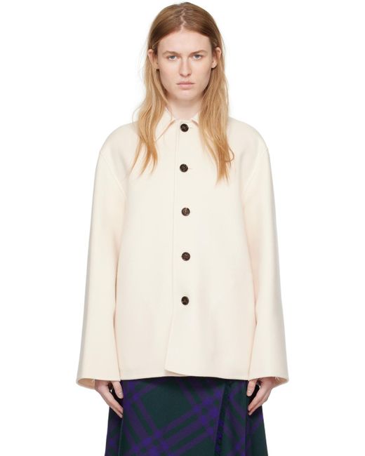 Burberry Natural Button Jacket