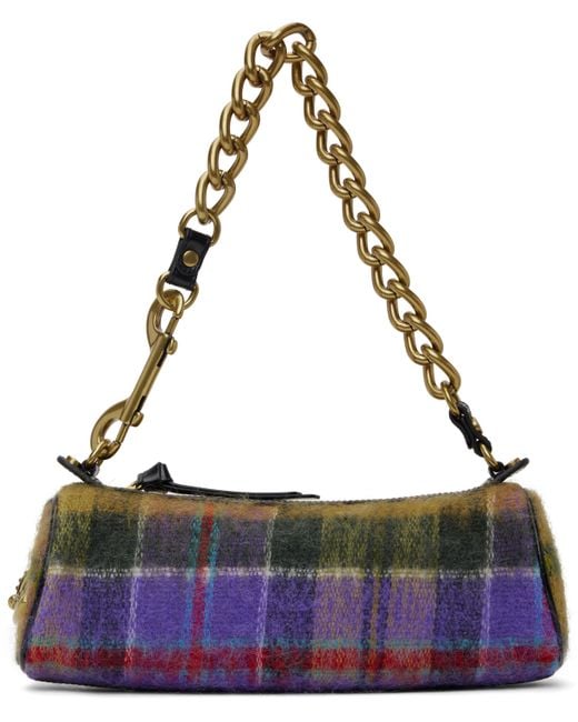 Vivienne Westwood Purple Cylinder Cindy Bag