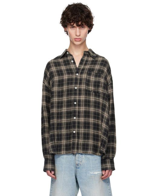 Chemise ample noire Hope pour homme en coloris Black