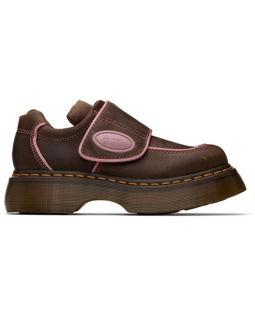 Dr. Martens ブラウン Buzz Strap Wyoming ローファー ブラック | Lyst