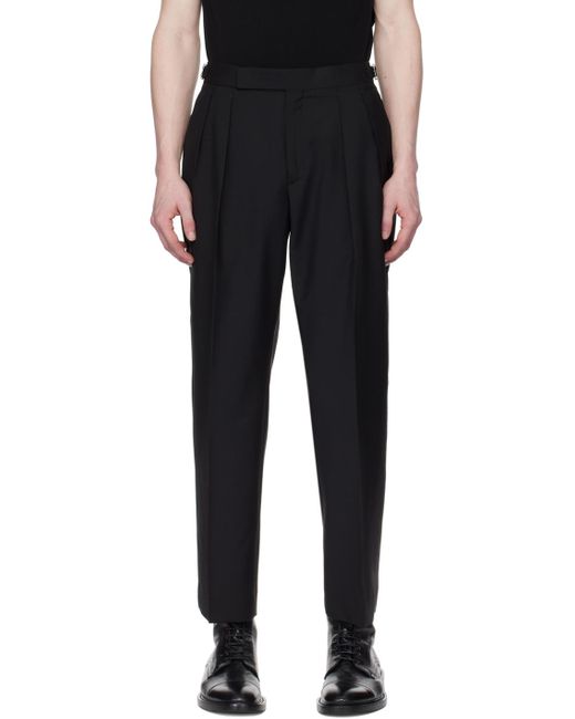 Pantalon noir à plis Paul Smith pour homme en coloris Black
