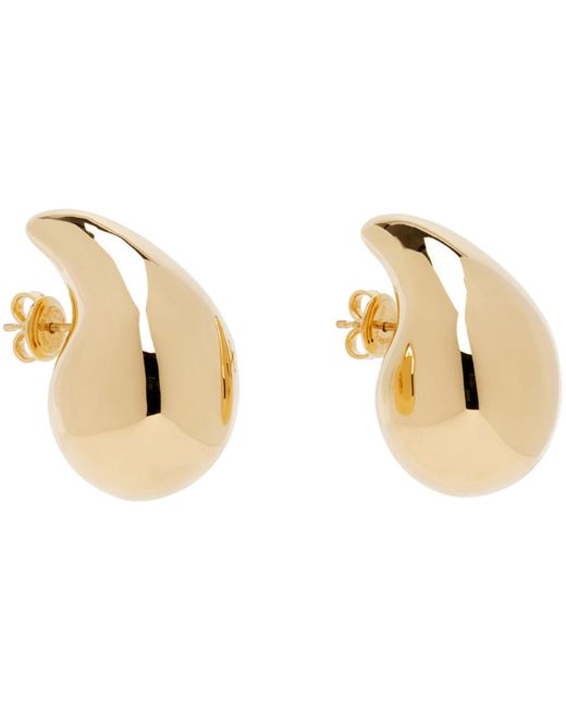 Bottega Veneta Black Small Drop Earrings