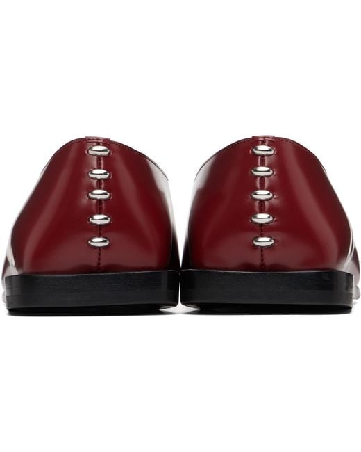 Jil Sander Black Leather Ballerina Flats