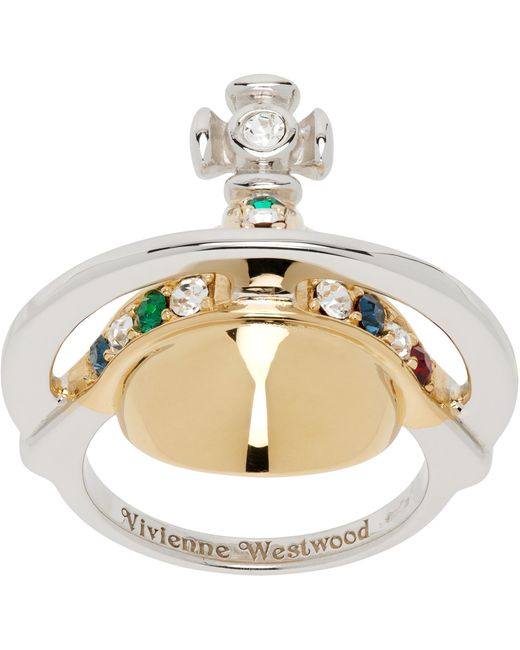 Vivienne Westwood Solid Orb Ring in Metallic for Men | Lyst UK