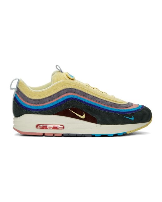 Nike Corduroy Blue And Yellow Sean Wotherspoon Edition Air Max 1-97 Vote  Forward Sneakers for Men | Lyst