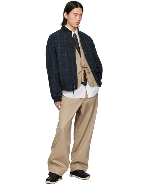 メンズ Engineered Garments Enginee Garments カーキ フラップポケット ベスト Multicolor