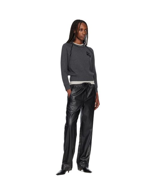 Pull Loriby Gris Isabel Marant en coloris Black