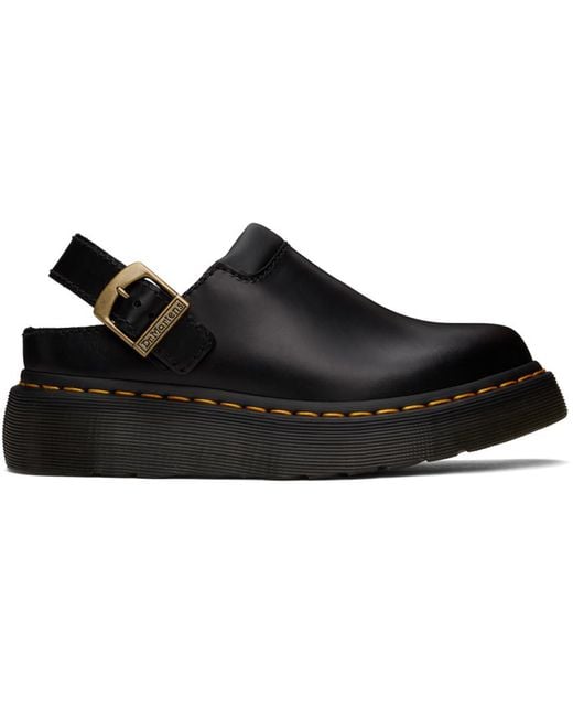 Dr. Martens Black Laketen Mules