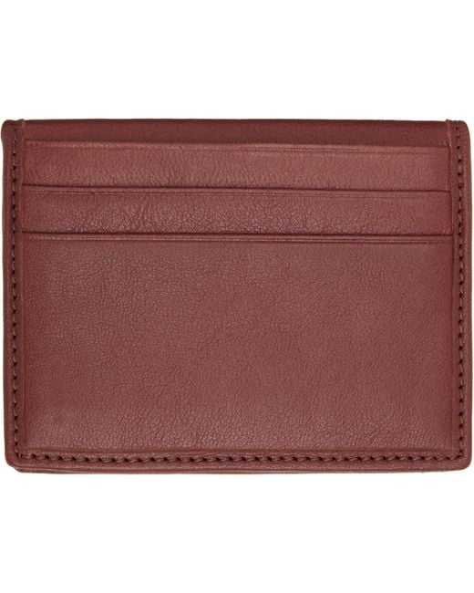 Vivienne Westwood Purple Orb Bifold Card Holder for men