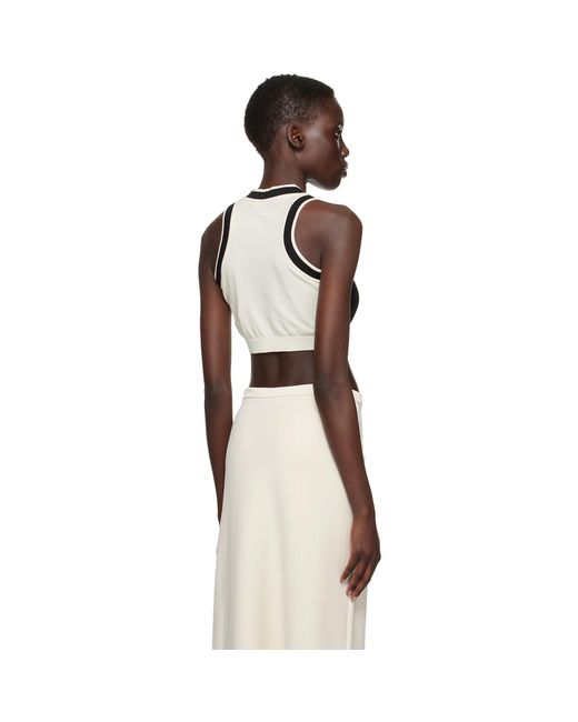 Max Mara Black Ruggero Tank Top