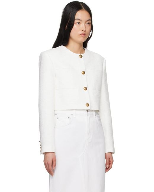 Citizens of Humanity White Pia Jacket