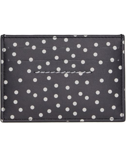 MM6 by Maison Margiela Black Numeric Card Holder