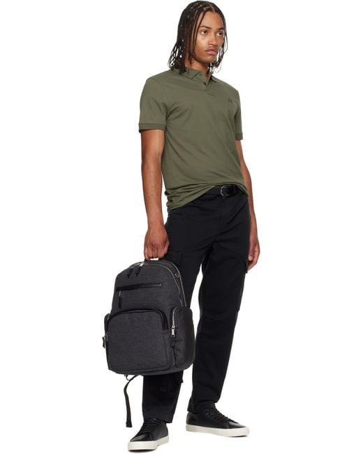 Boss Black Logo Hardware Backpack for men