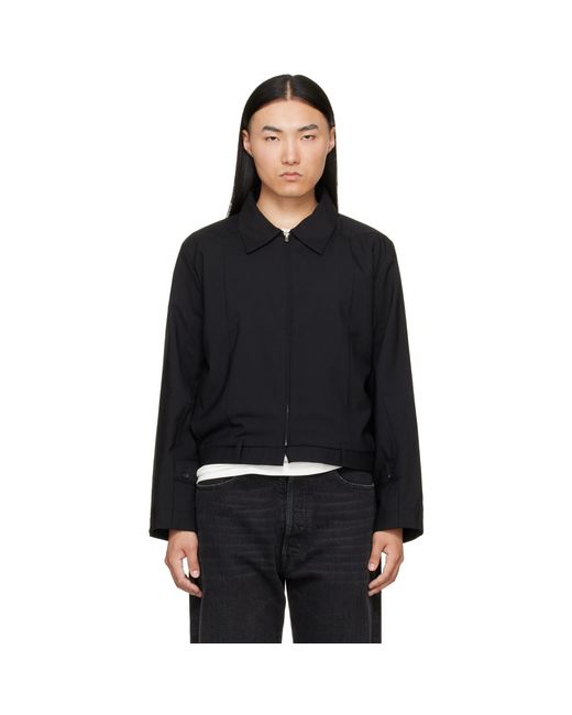HODAKOVA Black Harrington Jacket for men
