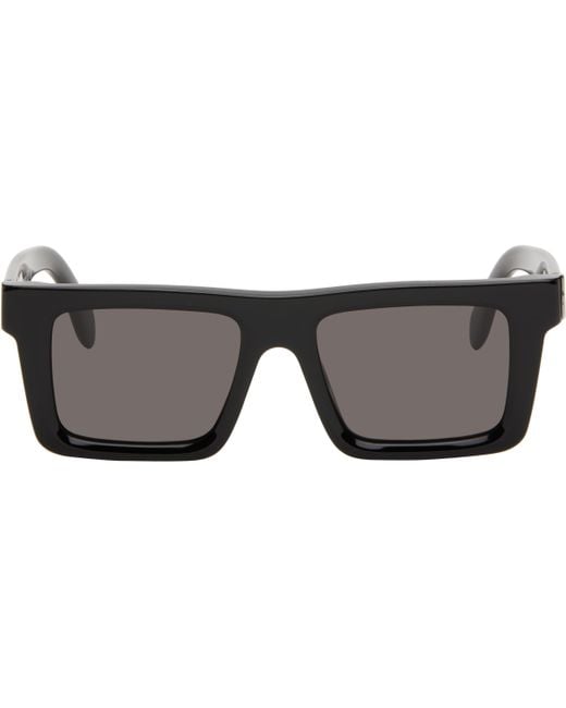 Palm Angels Black Napa Sunglasses for men
