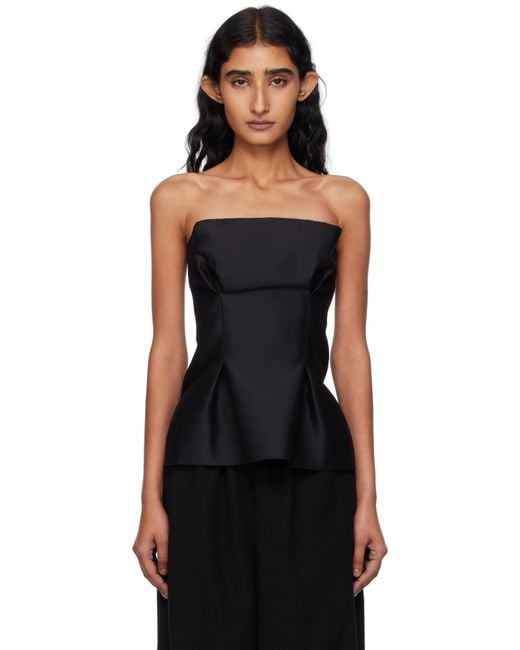 GIA STUDIOS Black Noir Top